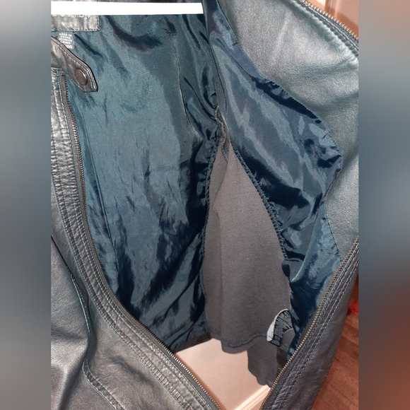 COPY - Selby Collection women's slate faux leather jacket XXL excellent used co… - Picture 8 of 11